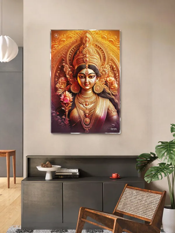 Ma_Durga_Divine_Presence_Of_Strength_And_Devotion_Acrylic_Frame_Without_Frame