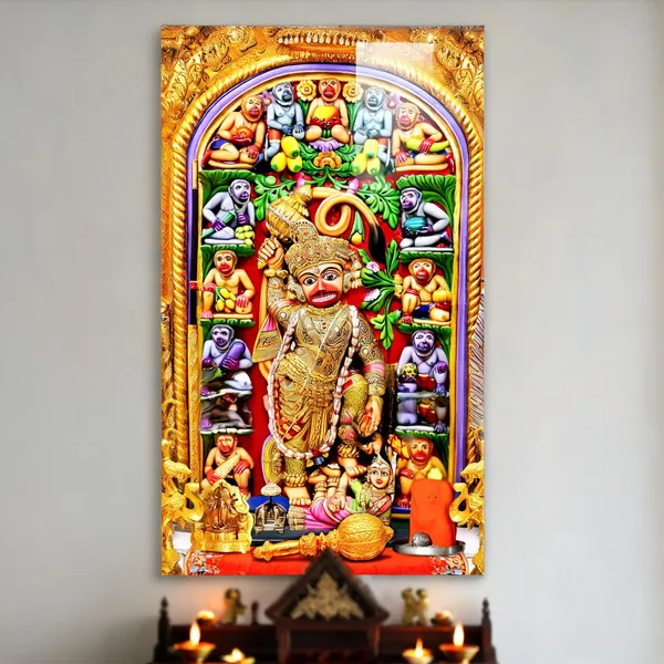 Blessings_Of_Hanuman_Ji_The_Kashtbhanjan_Divine_Acrylic_Frame_Without_Frame