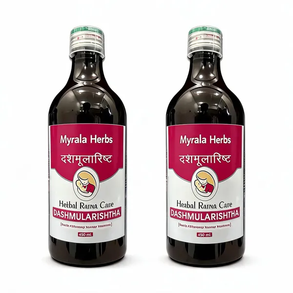 Myrala_Herbs_Dashmularishta_Ayurvedic_Liquid_Women'S_Wellness_450Ml_-_Pack_of_2