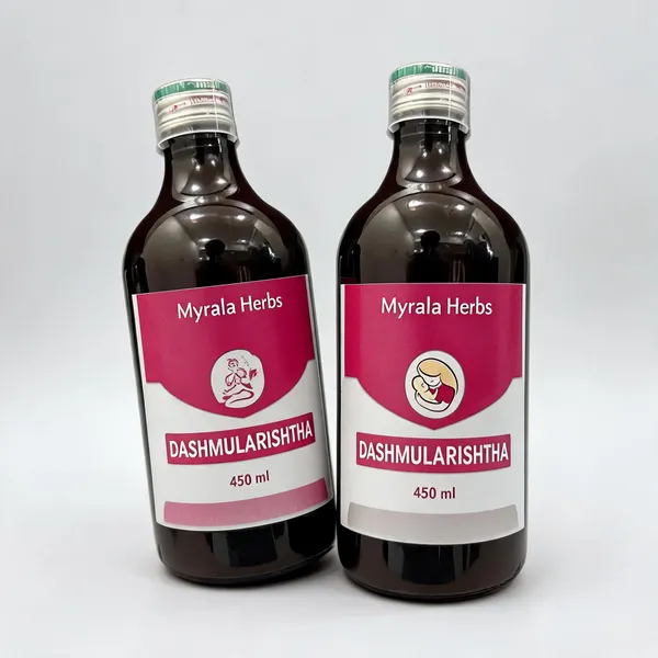 Myrala_Herbs_Dashmularishta_Ayurvedic_Liquid_Women'S_Wellness_450Ml_-_Pack_of_2