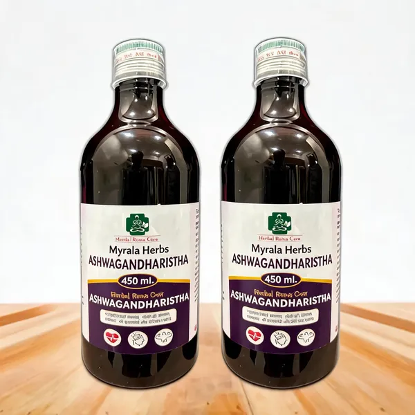 Myrala_Herbs_Ashwagandharishta_Stress_&_Wellness_Ayurvedic_Liquid_450Ml_-_Pack_of_2