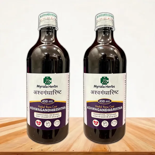 Myrala_Herbs_Ashwagandharishta_Stress_&_Wellness_Ayurvedic_Liquid_450Ml_-_Pack_of_2