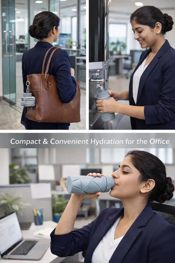 Blue_Food_Grade_Silicone_Collapsible_Foldable_Water_Bottle_600Ml