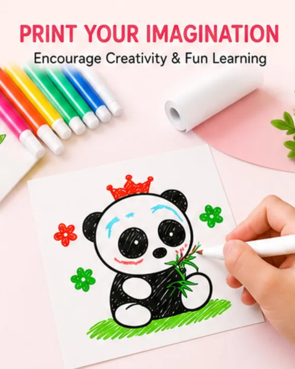 Pink_Instant_Print_Camera_For_Kids_1080P_Hd_With_Built-In_Printer