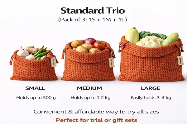 Bio_-_degradable_Cotton_Mesh_Reusable_Fridge_Produce_Storage_Bags_Pack_Of_6_-_2_Small_+_2_Medium_+_2_Large