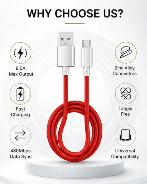Red_And_White_Tops_Spot_Usb_120W_Zinc_Alloy_Fast_Charging_Data_Cable