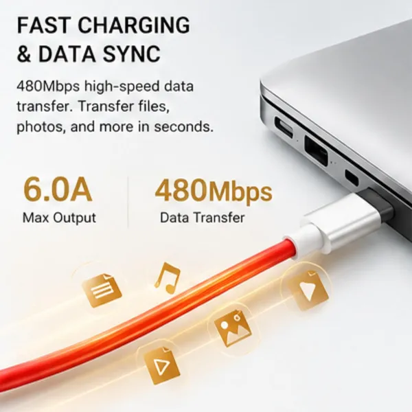 Red_And_White_Tops_Spot_Usb_120W_Zinc_Alloy_Fast_Charging_Data_Cable