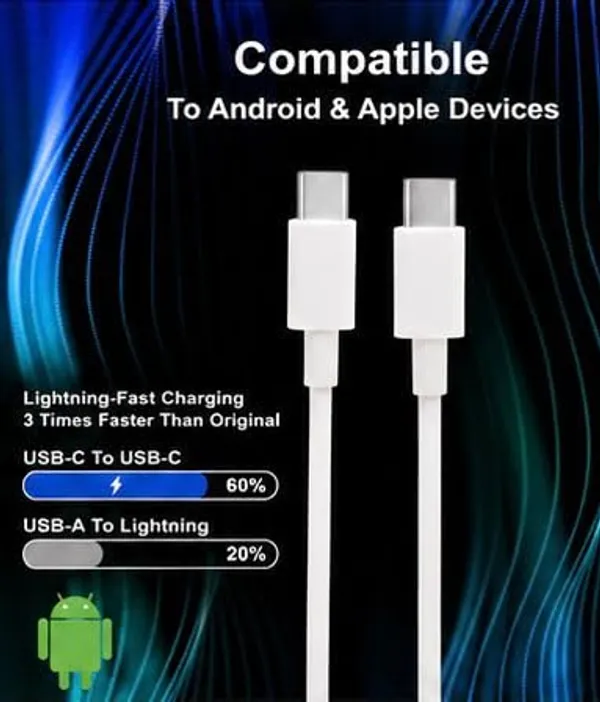 White_Bunny_Tech_Usb-C_To_Usb-C_Tpe_Fast_Charging_Cable