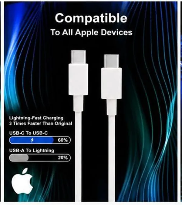 White_Bunny_Tech_Usb-C_To_Usb-C_Tpe_Fast_Charging_Cable
