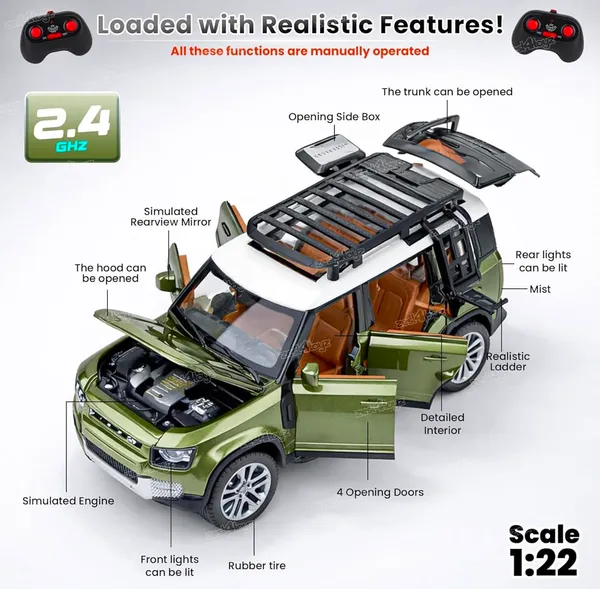 Green_Diecast_Land_Rover_Defender_Rc_Car_with_Roof_Rack