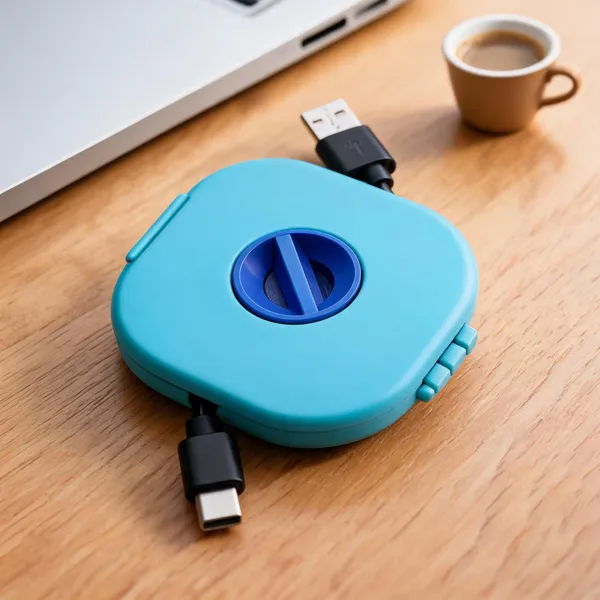 Turquoise_Blue_Pp_Plastic_Rotatable_Round_Cable_Organizer_Storage_Box_pack_of_2
