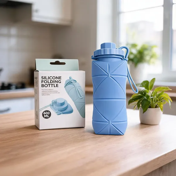 Blue_Food_Grade_Silicone_Collapsible_Foldable_Water_Bottle_600Ml