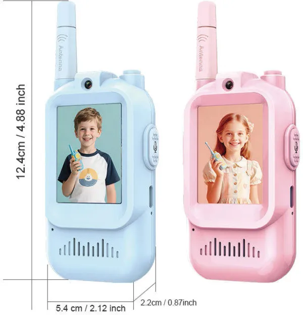 Multicolor_Kids_Video_Walkie_Talkie_With_Wrist_Strap_Pack_Of_2