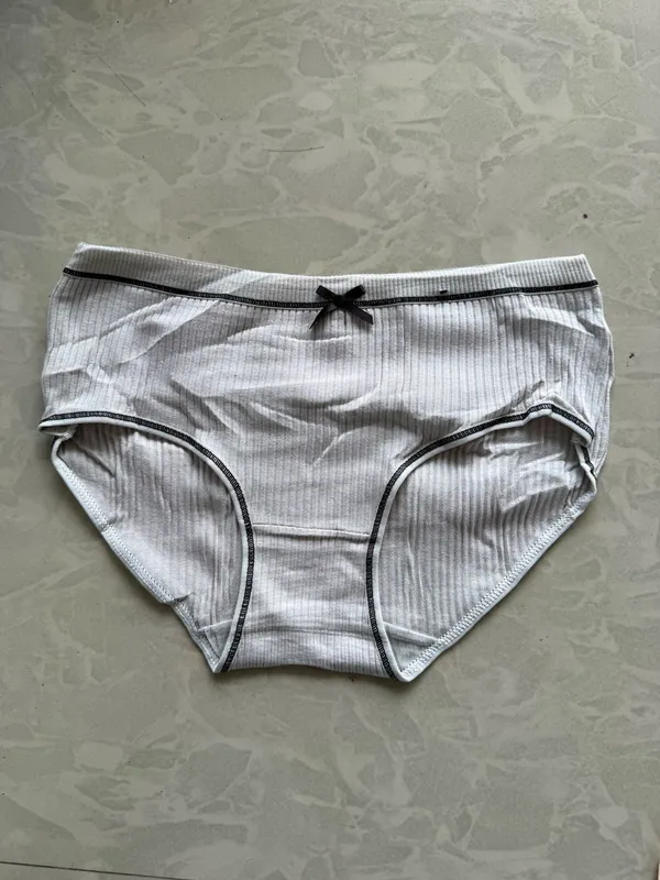 White_Ribbed_Brief_Panty_for_Women