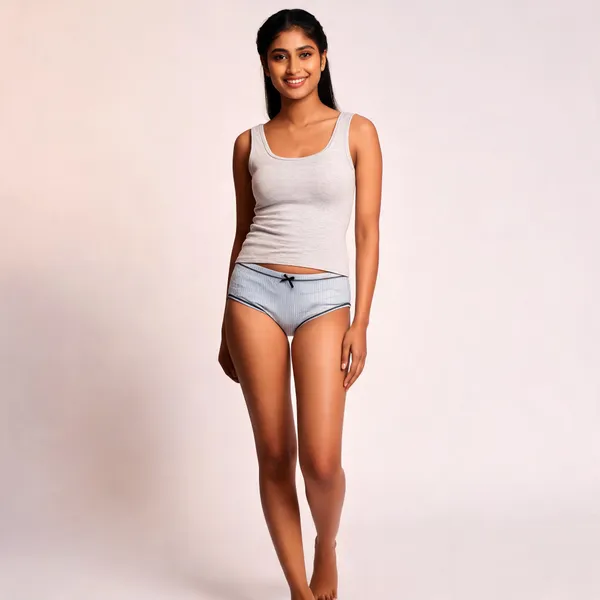Light_Blue_Ribbed_Brief_Panty_For_Women_-_Pack_of_2