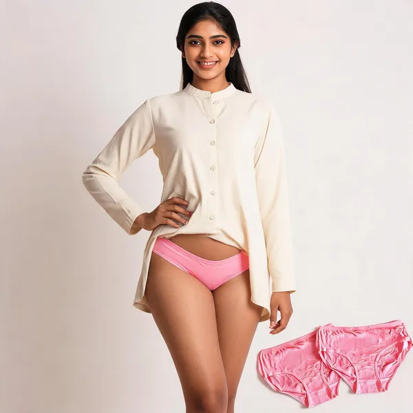 Pink_Brief_Panty_For_Women_-_Pack_of_3