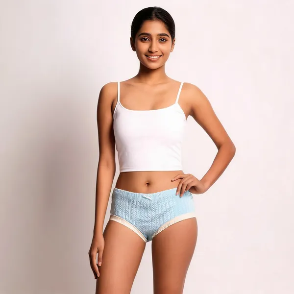 Light_Blue_Brief_Panty_For_Women_-_Pack_of_2