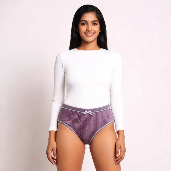 Mauve_Cotton_Ribbed_Brief_Undies_For_Women_-_Pack_of_2