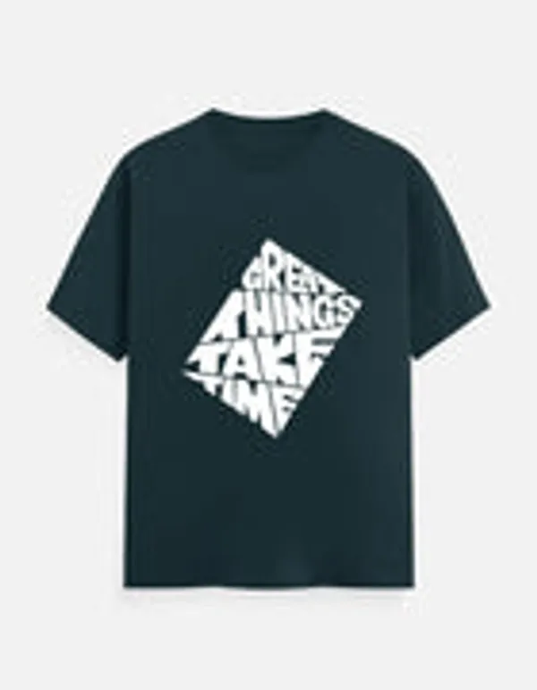 Great_Things_Take_Time_Dark_Q_Unisex_Classic_Crew_T_Shirt