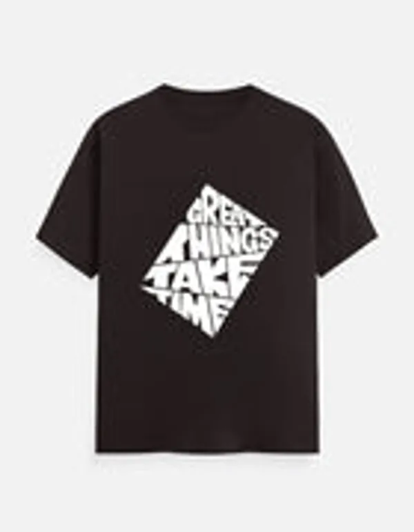 Great_Things_Take_Time_Dark_Q_Unisex_Classic_Crew_T_Shirt