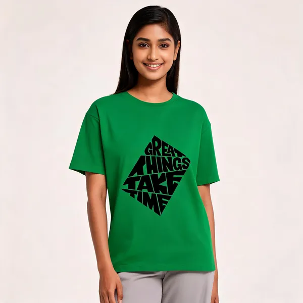 Flag_Green_Cotton_Regular_Fit_Crew_Neck_T-Shirt_For_Unisex