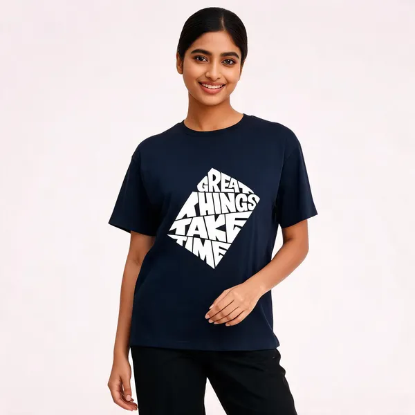 Navy_Blue_Cotton_Regular_Fit_Crew_Neck_T-Shirt_For_Unisex