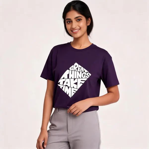 Purple_Cotton_Regular_Fit_Crew_Neck_T-Shirt_For_Unisex