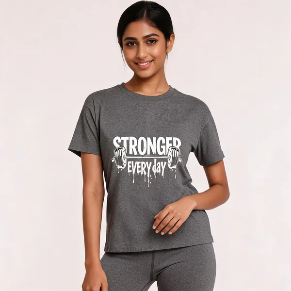 Charcoal_Melange_Cotton_Regular_Fit_Crew_Neck_T-Shirt_For_Unisex