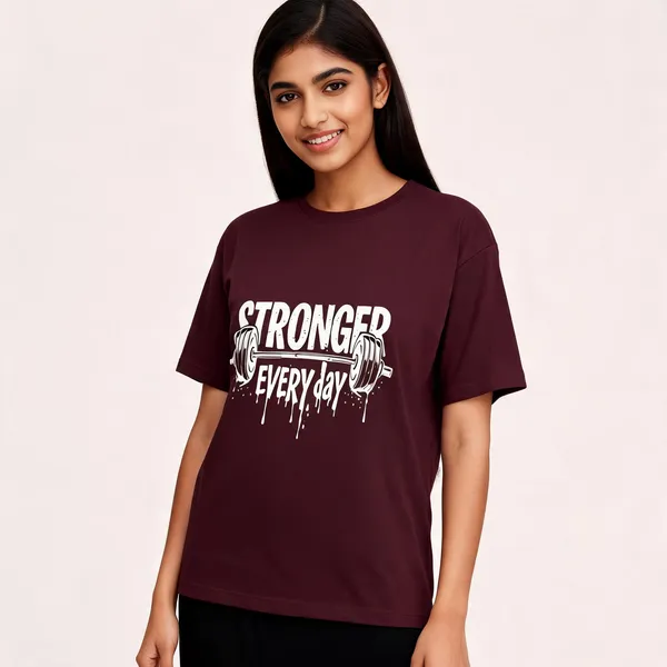 Maroon_Cotton_Regular_Fit_Crew_Neck_T-Shirt_For_Unisex