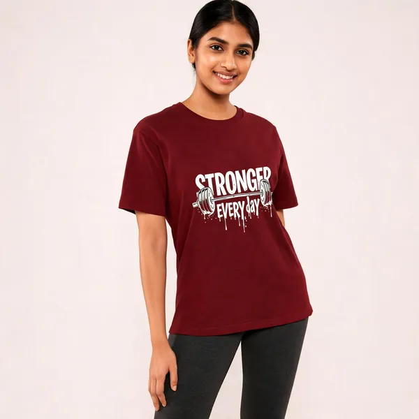 Brick_Red_Cotton_Regular_Fit_Crew_Neck_T-Shirt_For_Unisex