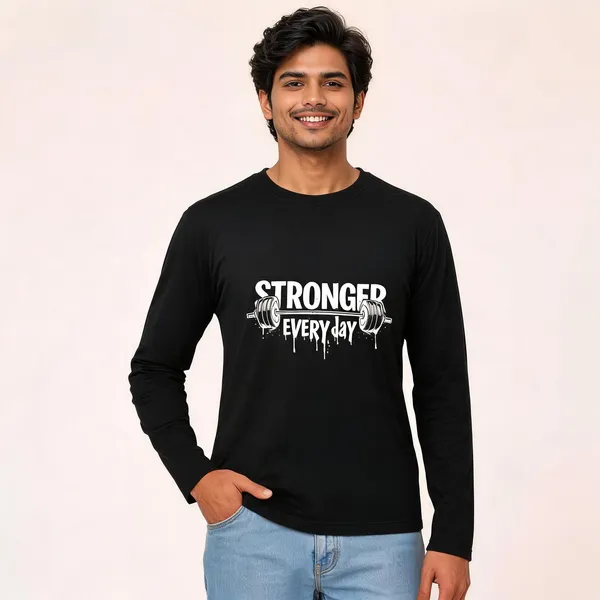 Black_Cotton_Full_Sleeve_Regular_Fit_T-Shirt_For_Men