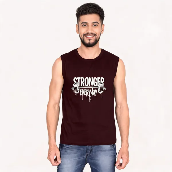 Maroon_Cotton_Regular_Fit_Sleeveless_T-Shirt_For_Men