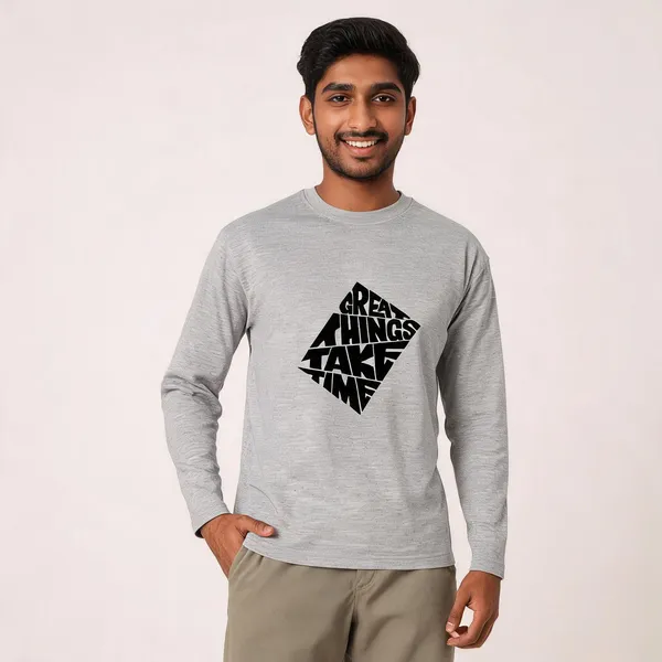 Grey_Melange_Cotton_Regular_Fit_Full_Sleeve_T-Shirt_For_Men