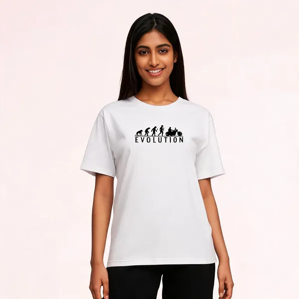 White_Cotton_Oversized_Evolution_Graphic_T-Shirt_For_Unisex