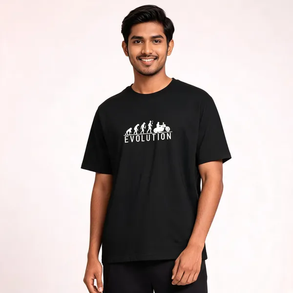 Black_Cotton_Oversized_Evolution_Graphic_T-Shirt_For_Unisex