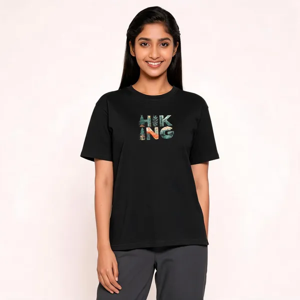 Black_Cotton_Oversized_Mountain_Therapy_Graphic_T-Shirt_For_Unisex