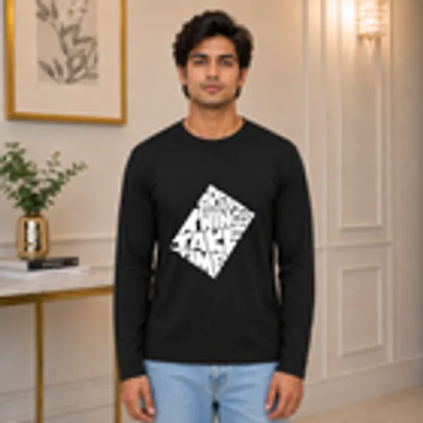 Great_Things_Take_Time_Theme_Men_S_Full_Sleeve_T_Shirt