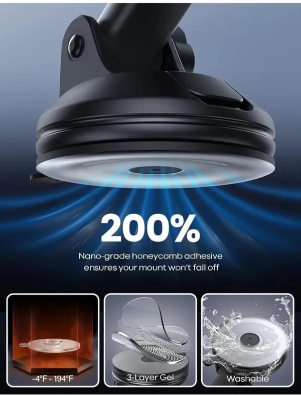 Black_Adjustable_Suction_Mount_Car_Phone_Holder