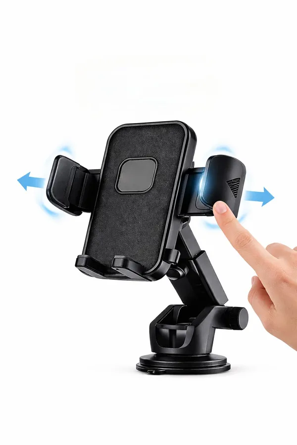 Black_Spring-Loaded_Suction_Mount_Car_Phone_Holder
