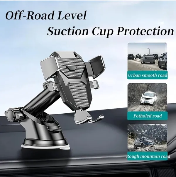 Black_Adjustable_Cradle_Suction_Car_Phone_Holder