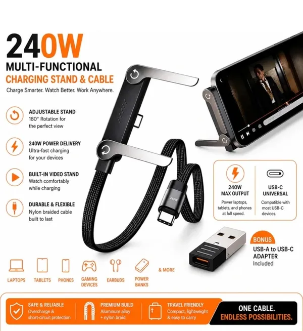 240W_Dual_Usb-C_Braided_Charging_Cable_With_Folding_Phone_Stand