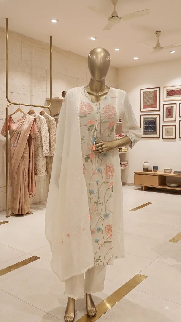 white_floral_embroidered_kurta_set_for_woman