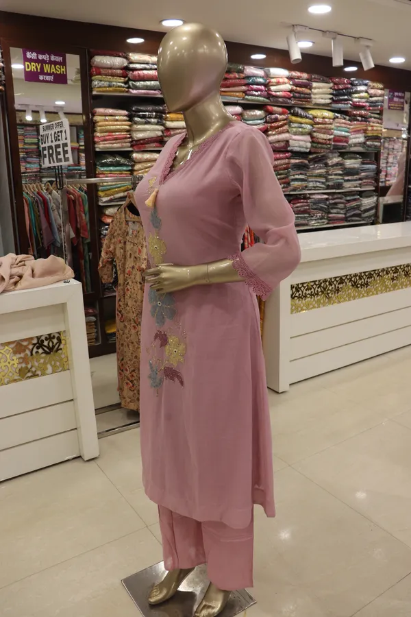 Pink_Mal_Cotton_Embroidered_Kurti_Pant_Set_For_Women