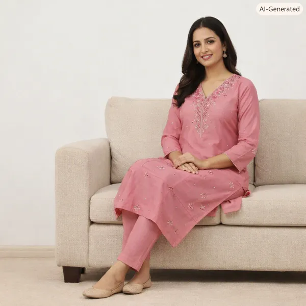 Pink_Mal_Cotton_Straight_Embroidered_Kurti_Set_For_Women