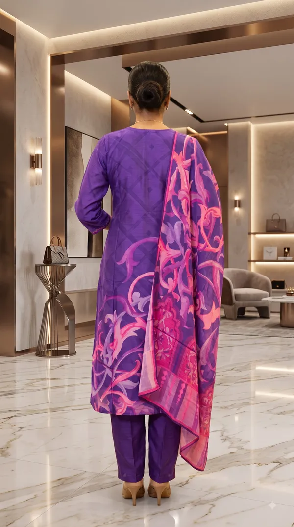 Purple_Crepe_Embroidered_Kurti_Set_For_Women