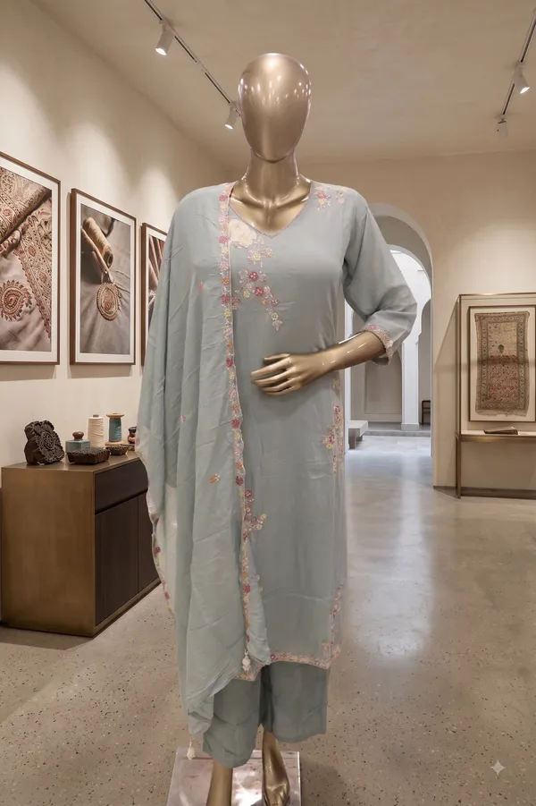Blue_Cotton_Straight_Embroidered_Kurti_Set_For_Women