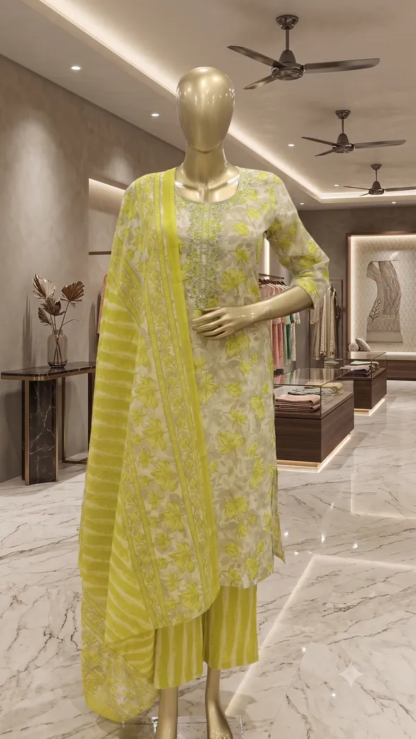 Multicolor_Cotton_Straight_Printed_Kurti_Set_For_Women