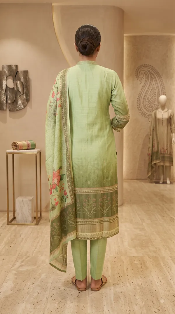 Green_Tissue_Straight_Floral_Print_Kurti_Set_For_Women