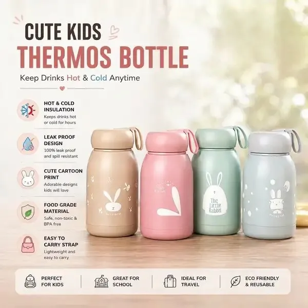 Grey_Stainless_Steel_Teddy_Water_Bottle_For_Kids_Travel