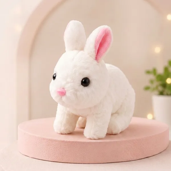 White_Plush_Interactive_Running_Rabbit_Toy_For_Kids